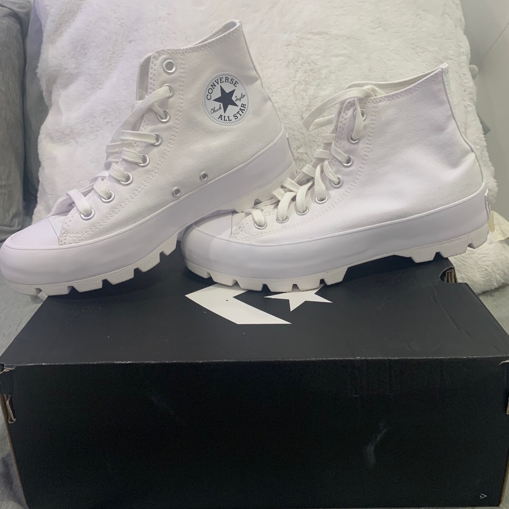All White Women’s Converse